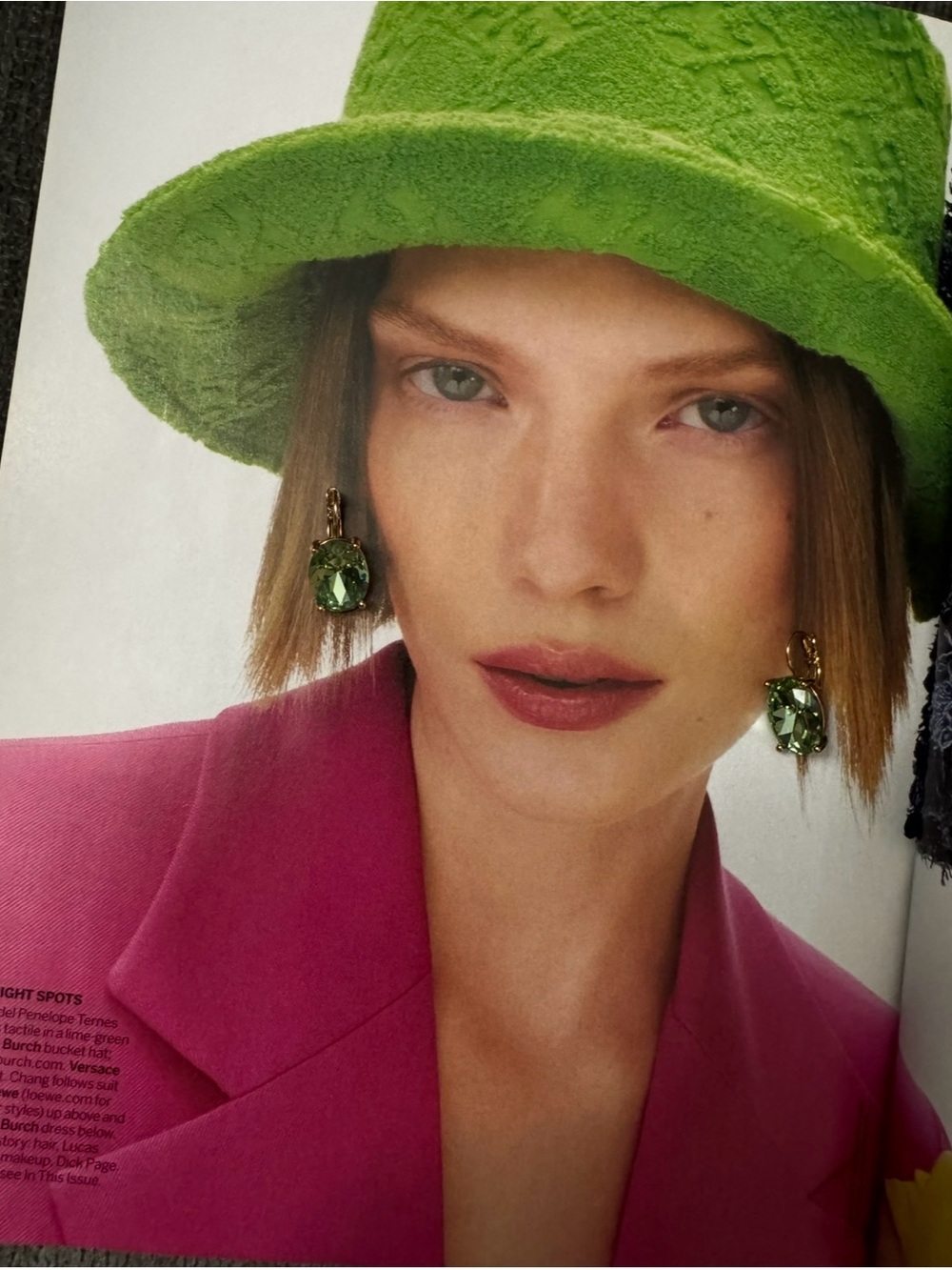 DYRBERG KERN - Green crystal earrings - Women Accessories